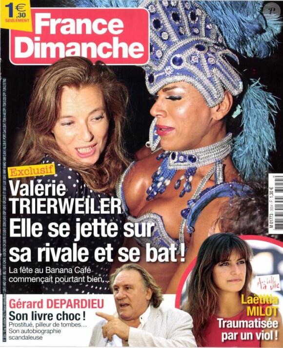 Magazine France Dimanche, en kiosques le 10 octobre 2014.