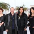  Michelle Thrush, Misty Upham, Arnaud Desplechin, Gina McKee - Photocall du film "Jimmy P." lors du 66e Festival du film de Cannes le 18 mai 2013 