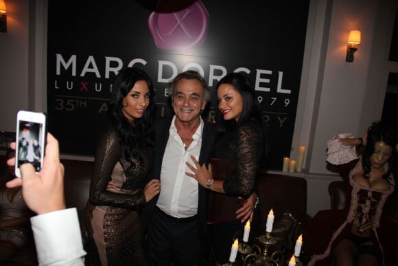 Alban Ceray à la soirée "Le Bal Masqué" pour les 35 ans de l'entreprise Marc Dorcel à Paris, le 10 octobre 2014.