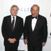 Robert De Niro et Carlos Slim - People à la soirée de gala pour la fondation Friars à New York, le 7 octobre 2014.