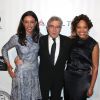 Robert De Niro, sa fille Drena et sa femme Grace Hightower - People à la soirée de gala pour la fondation Friars à New York, le 7 octobre 2014.