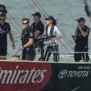Kate Middleton, navigatrice chevronnée, a démontré ses talents de skipper le 11 avril 2014 à Auckland, en Nouvelle-Zélande, lors d'une course l'opposant à son mari le prince William.