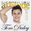 Tom Daley fait la couverture du magazine Attitude, dans son édition spéciale sur sa remise de prix.