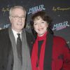 Anny Duperey et Bernard Le Coq - People a la 2e représentation du spectacle de Thierry Mugler au théâtre Comedia, intitulé "Mugler Follies" à Paris, le 19 décembre 2013.
