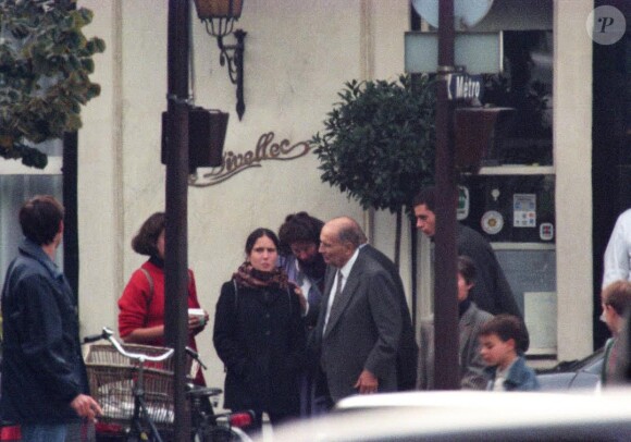 Mazarine Pingeot avec son père François Mitterrand, la fameuse photo du premier scoop de Sébastien Valiela