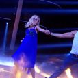Ophélie Winter et Christophe Licata - Prime de Danse avec les stars 5 sur TF1. Samedi 4 octobre 2014.