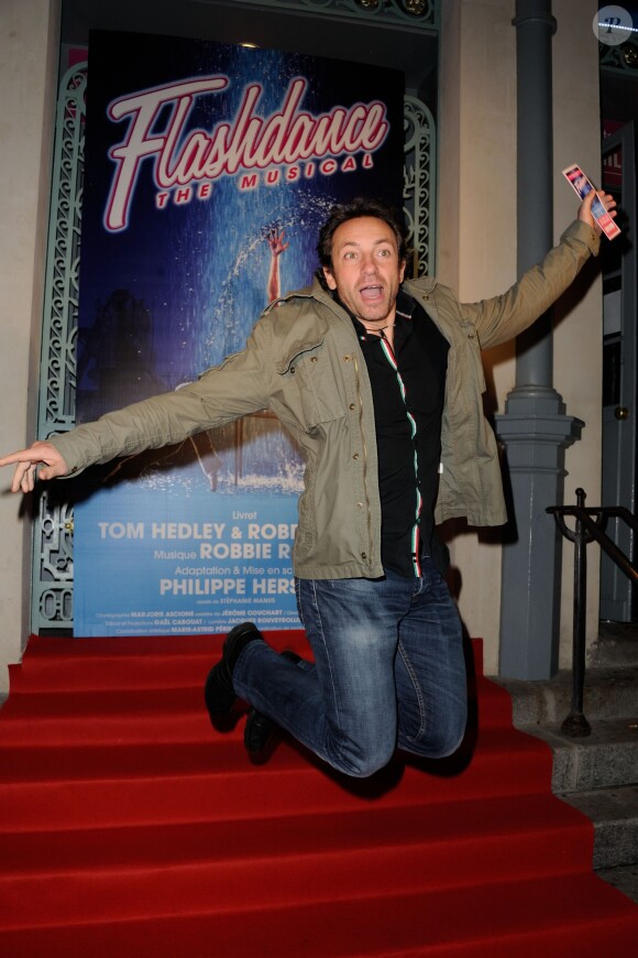 Philippe Candeloro à la générale de la comédie musicale "Flashdance" au théâtre du gymnase à Paris, le 20 octobre 2014