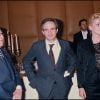 Marcel Dassault, Catherine Deneuve et François Truffaut lors de l'avant-première du film Le Dernier Métro à Paris en 1980