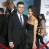 Cobie Smulders et son fiancé Taran Killam - Avant-première du film "Captain America" à Hollywood, le 13 mars 2014.