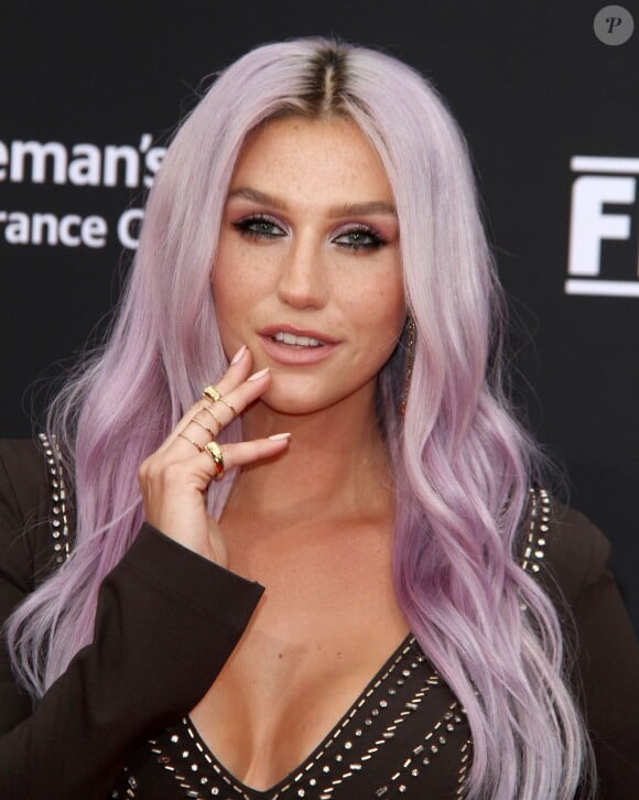 Kesha lors de la première du film "Planes 2 : Fire & Rescue" à Hollywood, le 15 juillet 2014. 