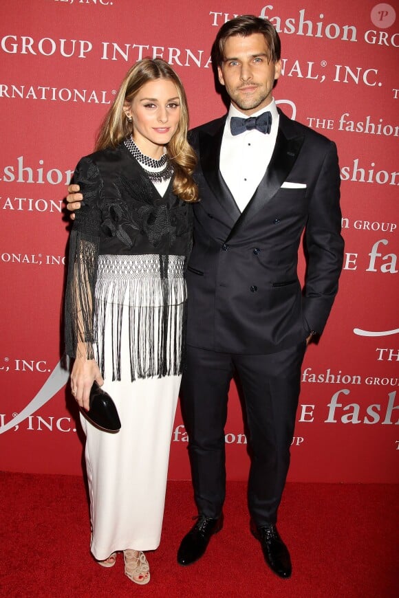 Olivia Palermo et Johannes Huebl assistent à la FGI Night of Stars. New York, le 23 octobre 2014.