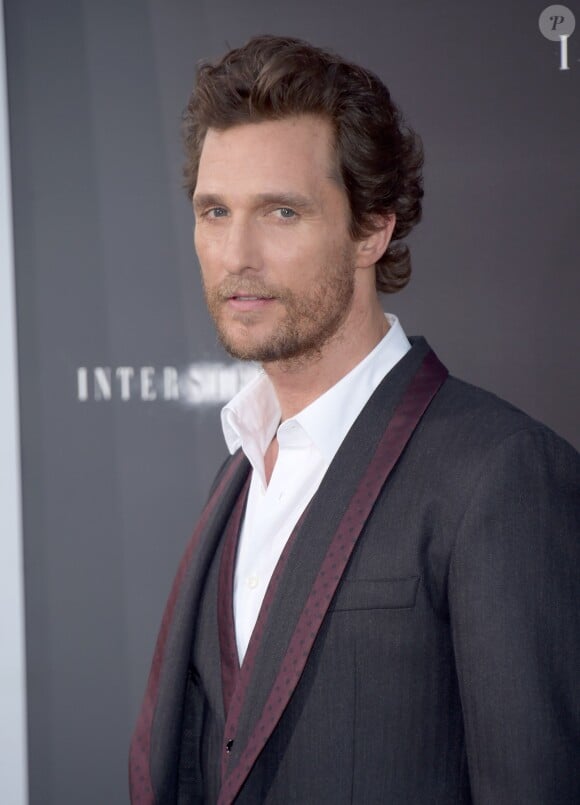 Matthew McConaughey lors de l'avant-première du film Interstellar le 26 ocotbre 2014
