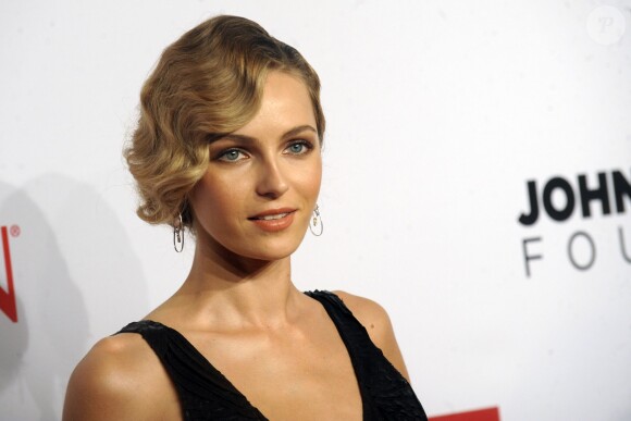 Valentina Zelyaeva - 13e soirée Elton John AIDS Foundation à New York le 28 octobre 2014