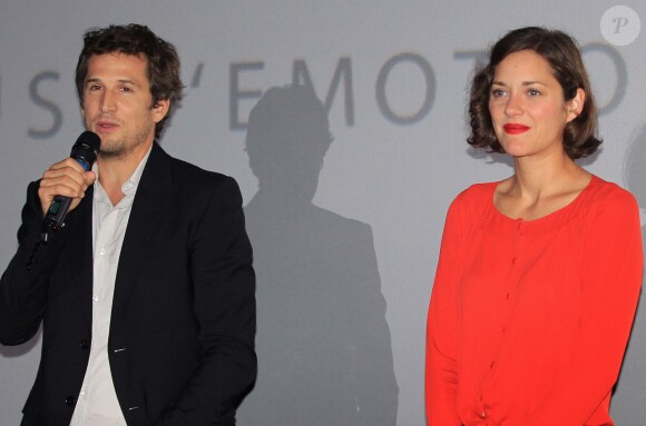 Guillaume Canet et Marion Cotillard à Bordeaux le 1er octobre 2013.