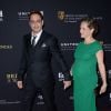 Robert Downey Jr. et sa femme Susan Downey (enceinte de leur deuxième enfant) lors des Britannia Awards des BAFTA à Los Angeles, au sein du Beverly Hilton Hotel le 30 octobre 2014