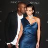 Kim Kardashian et son mari Kanye West lors de la soirée "LACMA Art + Film Gala" à Los Angeles, le 1er novembre 2014.