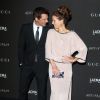 Kate Beckinsale et son mari Len Wiseman lors de la soirée "LACMA Art + Film Gala" à Los Angeles, le 1er novembre 2014.
