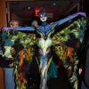 Heidi Klum déguisée en papillon lors de la soirée organiée par Heidi Klum au TAO Downtown à New York, le 31 octobre 2014.