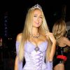 Paris Hilton déguisée en princesse Raiponce pour Halloween à Los Angeles, le 31 octobre 2014.