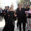 Angelina Jolie et Brad Pitt lors de la première de Maleficent le 28 mai 2014 à Los Angeles. Le mariage du couple a eu lieu en France le 23 août 2014.