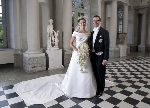 Victoria de Suède en robe de mariée