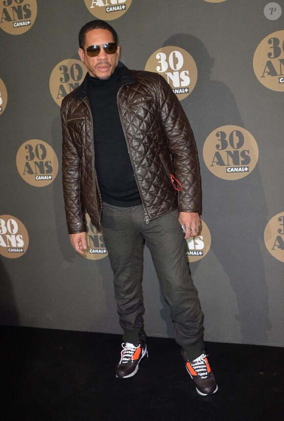 Joey Starr lors de la soirée des 30 ans de Canal + au Palais de Tokyo à Paris le 4 novembre 2014