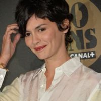 Audrey Tautou élégante devant Marilou Berry, blonde et lookée, pour Canal + !