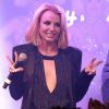 Britney Spears reçoit la clé de la ville de Las Vegas au cours d'une cérémonie à l'hôtel-casino The Linq. Le 5 novembre 2014.