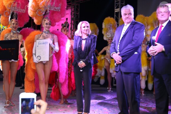 Britney Spears, honorée à Las Vegas, le 5 novembre 2014.