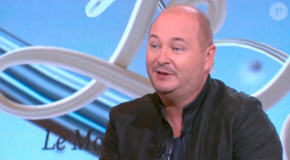 Sébastien Cauet sur le plateau du Tube, sur Canal+, le samedi 8 novembre 2014.