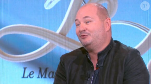 Sébastien Cauet sur le plateau du Tube, sur Canal+, le samedi 8 novembre 2014.