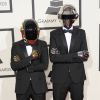 Daft Punk lors de la 56e cérémonie des Grammy Awards à Los Angeles, le 26 janvier 2014.