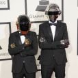  Daft Punk lors de la 56e c&eacute;r&eacute;monie des Grammy Awards &agrave; Los Angeles, le 26 janvier 2014. 