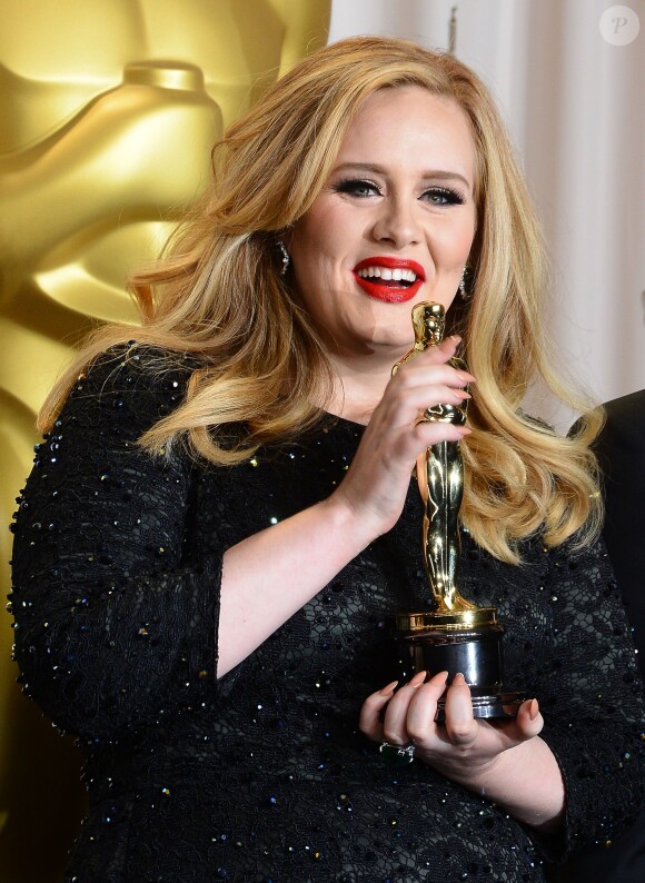 Adele à Los Angeles, le 24 février 2013.