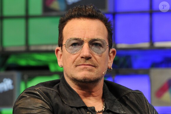 Bono du groupe U2 à Dublin en Irlande, le 6 novembre 2014.