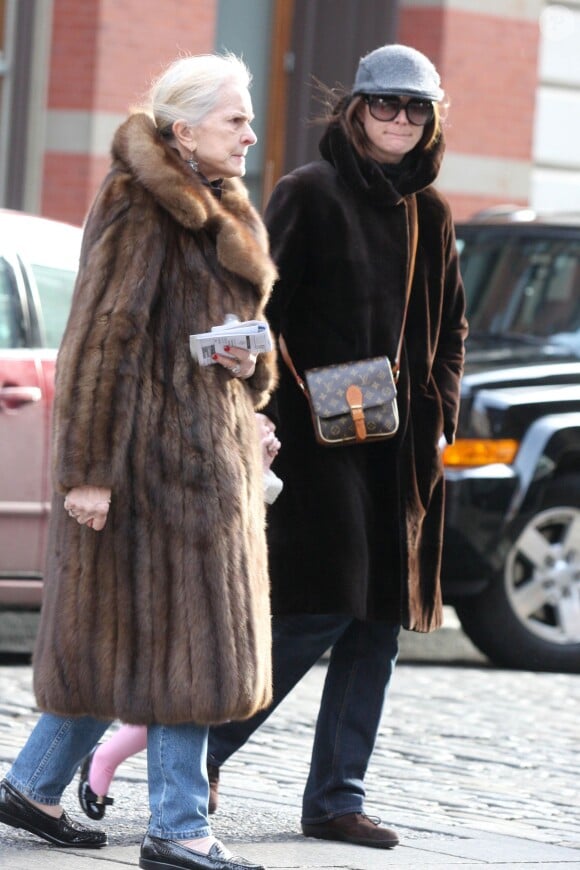Brooke Shields et sa mère Teri Shields à New York, le 7 novembre 2012.