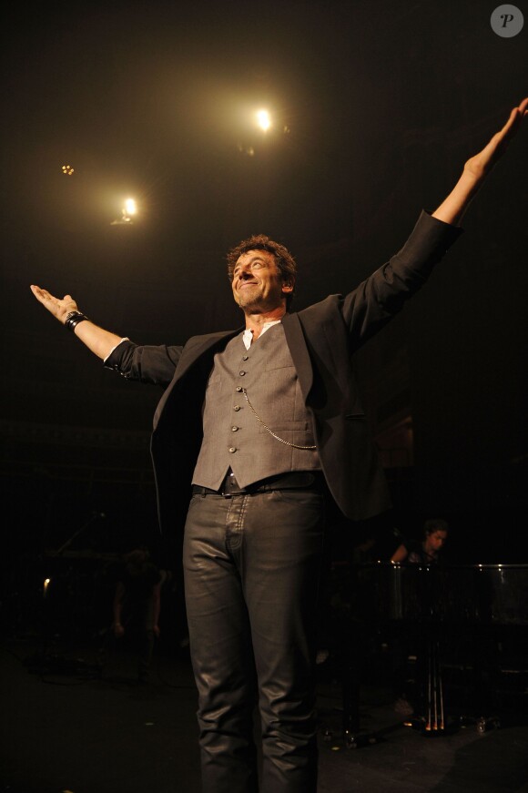 Patrick Bruel a triomphé lors de son concert au Royal Albert Hall à Londres, le 22 septembre 2014.
