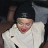 Miley Cyrus dans les rues de Los Angeles, le 12 novembre 2014.