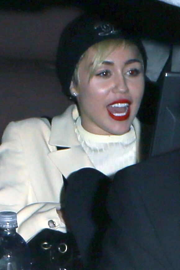 Miley Cyrus à Los Angeles, le 12 novembre 2014.