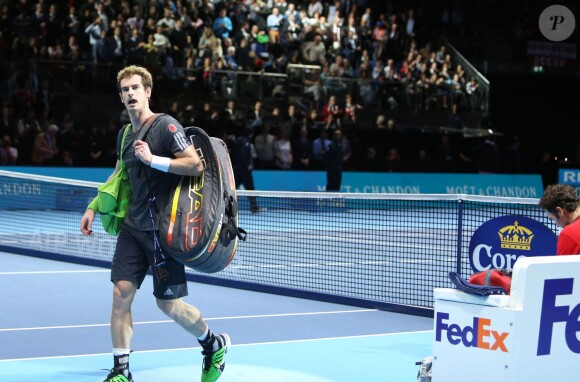 Andy Murray a subi la loi de Roger Federer, le 13 novembre 2014 au Masters de Londres, et a même quitté le court en s'excusant après sa défaite 6-0, 6-1.