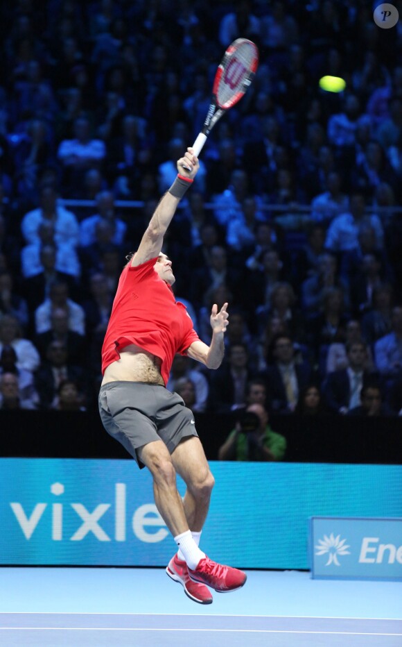 Roger Federer était presque gêné de la défaite cuisante qu'il a infligée à Andy Murray, le 13 novembre 2014 au Masters de Londres.