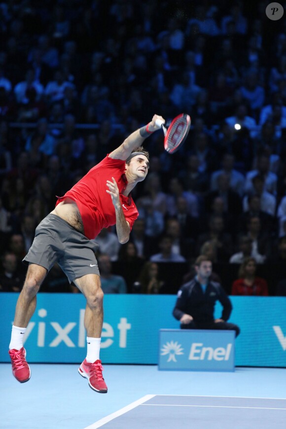 Roger Federer était presque gêné de la défaite cuisante qu'il a infligée à Andy Murray, le 13 novembre 2014 au Masters de Londres.