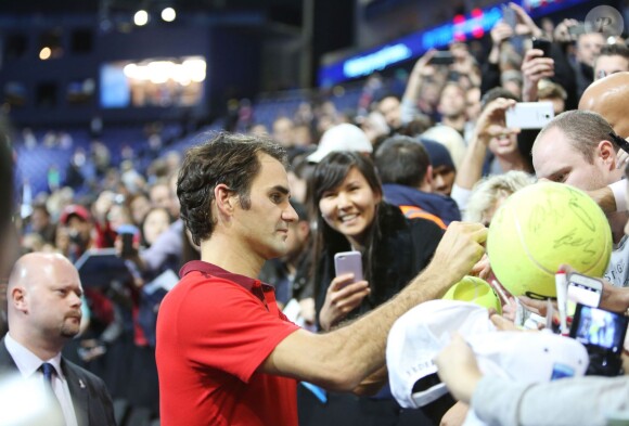 Roger Federer était presque gêné de la défaite cuisante qu'il a infligée à Andy Murray, le 13 novembre 2014 au Masters de Londres.