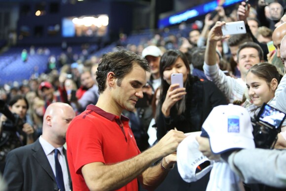 Roger Federer était presque gêné de la défaite cuisante qu'il a infligée à Andy Murray, le 13 novembre 2014 au Masters de Londres.