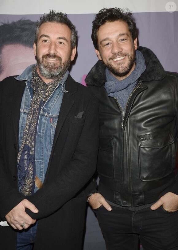 Titoff et son frère Laurent - Générale du One Man Show d'Arnaud Ducret "Arnaud vous fait plaisir" à l'Alhambra à Paris, le 13 novembre 2014.