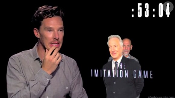 Benedict Cumberbatch imite Alan Rickman. (capture d'écran)