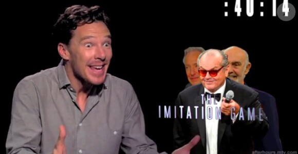 Benedict Cumberbatch imite Jack Nicholson. (capture d'écran)