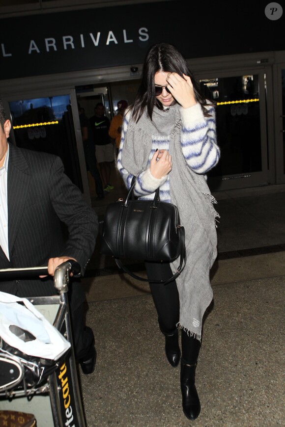 Kendall Jenner à l'aéroport LAX de Los Angeles, le 15 novembre 2014.