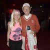 Exclusif - Nelson Monfort et sa fille à la soirée Ze Fiesta à l'Olympia, pour les 40 ans de carrière de Patrick Sébastien, le vendredi 14 novembre 2014.