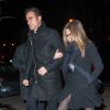 Jennifer Aniston et Justin Theroux rentrent à leur hôtel à New York le 16 novembre 2014.